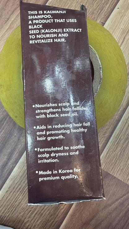 Organic Kalwanji Shampoo CH6 250ml – Herbal Black Seed Shampoo for Healthy Hair, Gentle Daily Hair Cleanser & Nourishing Hair Care