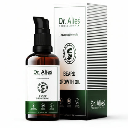 Dr. Alies Professional Beard Growth Oil 30ml | Natural Chemical-Free Beard Oil for Thicker, Fuller & Stronger Beard Growth