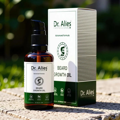 Dr. Alies Professional Beard Growth Oil 30ml | Natural Chemical-Free Beard Oil for Thicker, Fuller & Stronger Beard Growth